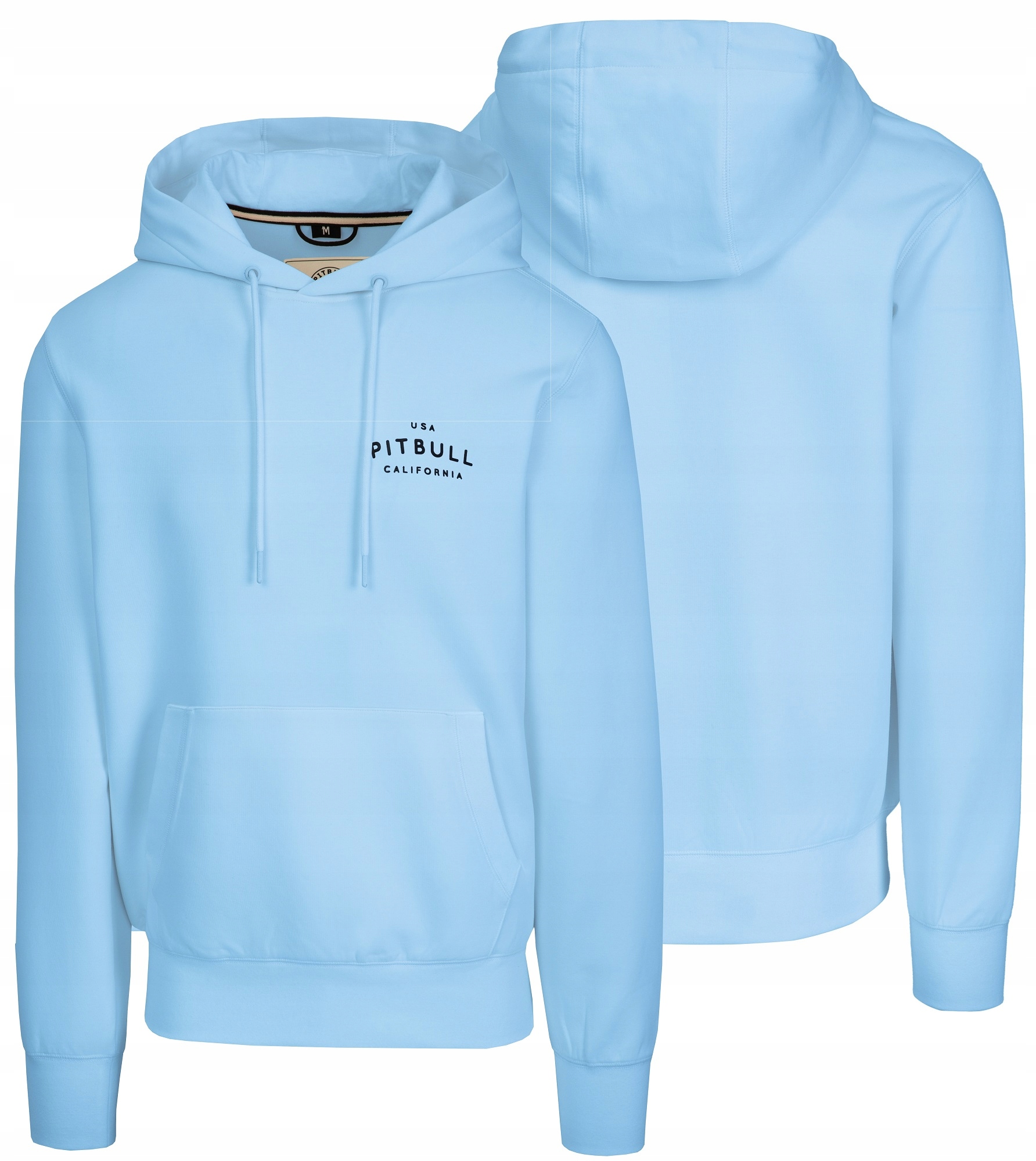 Pánská Mikina S Kapucí Pitbull West Coast Sampson Hooded Sky Blue XL