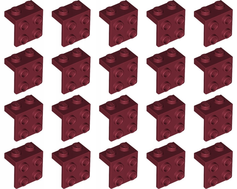 

Lego 44728 Płytka Łamana czer ci Nowa (16g) 20 szt
