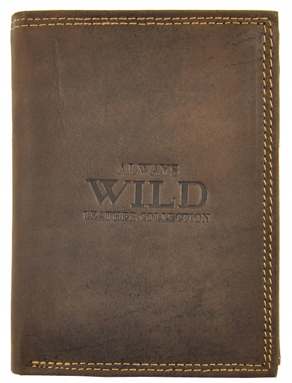 

Skórzany portfel Męski -Always Wild- ochrona Refid