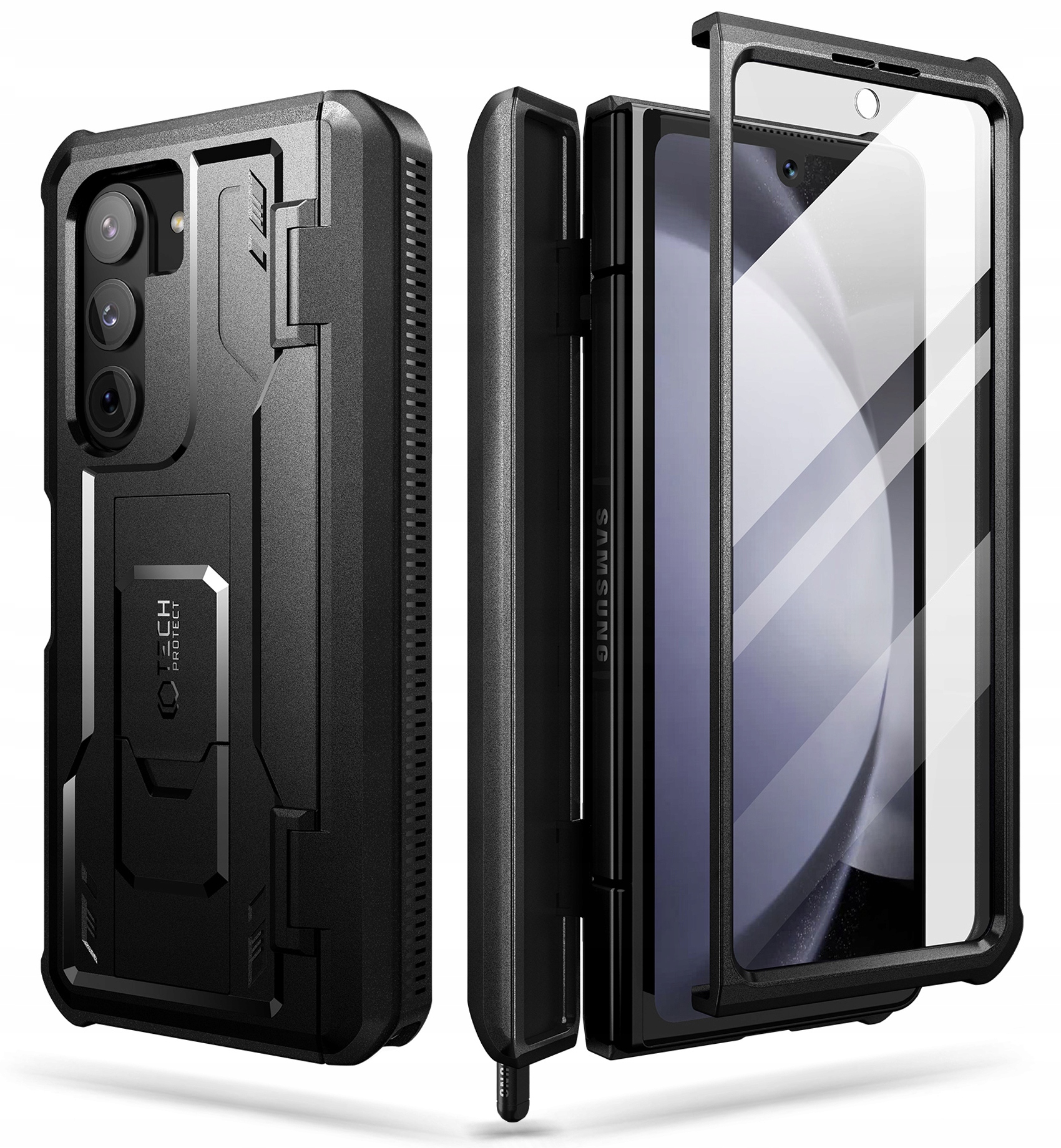 Tech-protect Pouzdro S Povrchovou Úpravou Na Displej Na Dotykové Pero Pro Galaxy Z Fold 5 Shockproof