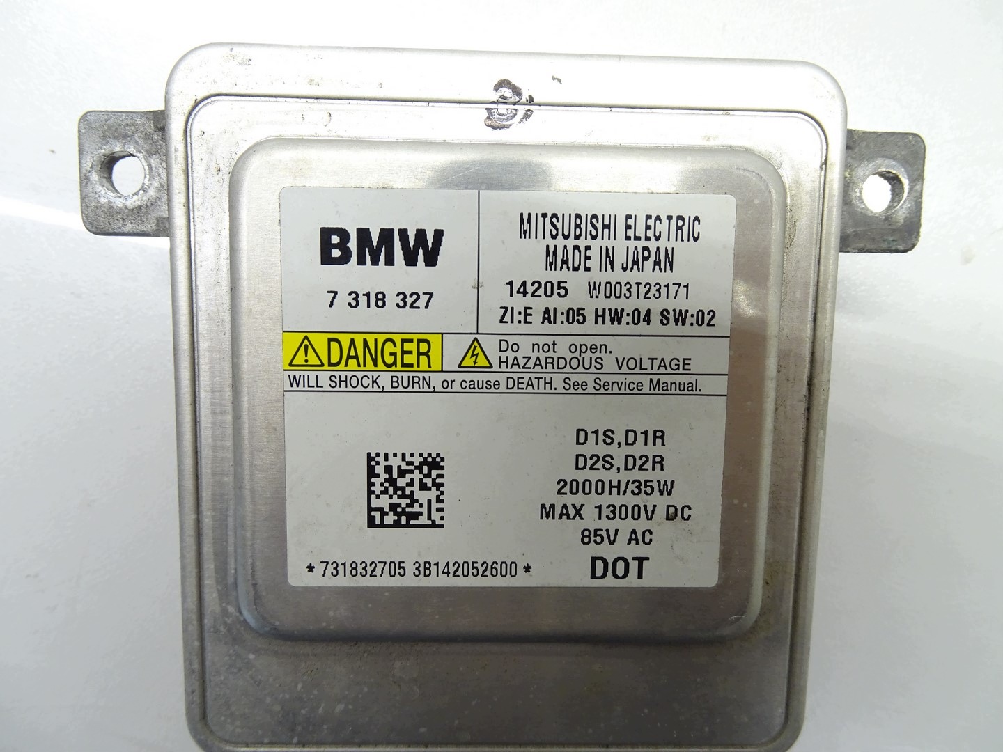 control unit module XENON W LAMPE BMW 3 7318327