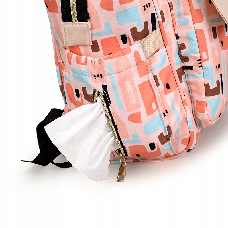 TORBA DO WÓZKA PLECAK ORGANIZER DLA MAMY TATY 3w1 Szerokość (dłuższy bok) 26 cm