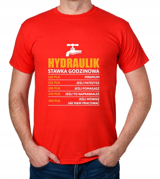 

koszulka Hydraulik stawka godzinowa prezent