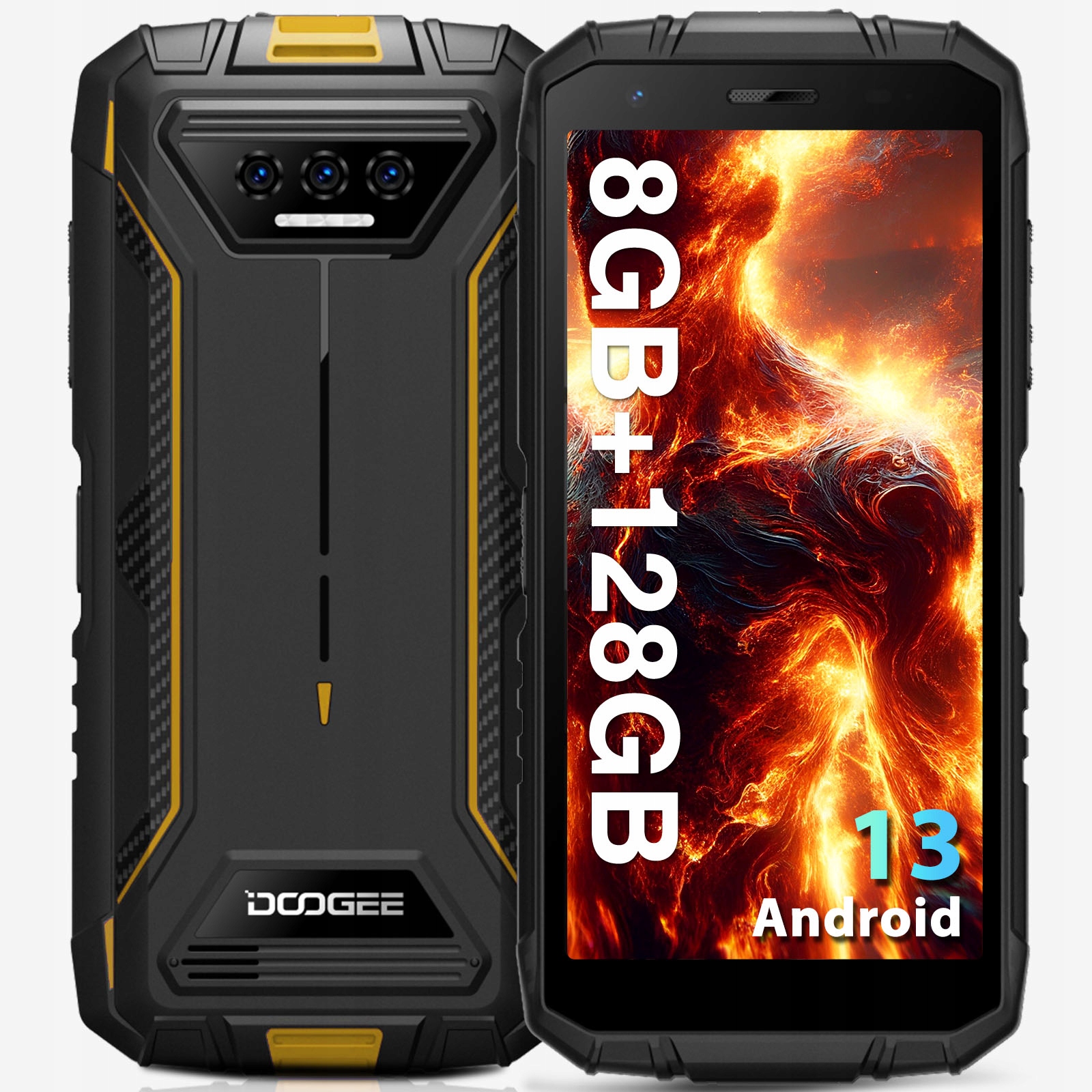 Smartfon DooGee S41Plus 8GB /128 GB Android 13 5,5“ IPS HD  6300mAh NFC 4G