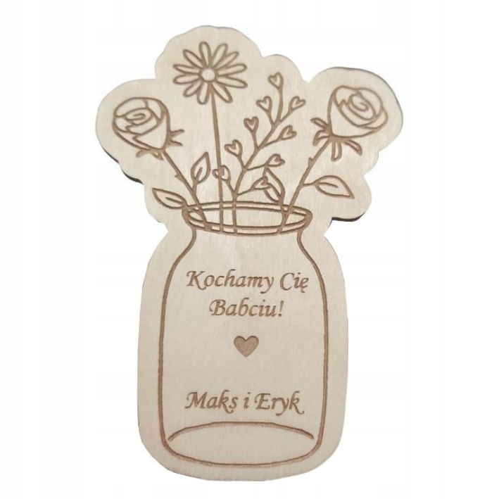 MAGNES NA LODÓWKĘ PREZENT DZIEŃ BABCI I DZIADKA
