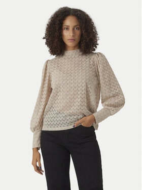 Vero Moda Bluzka Damskie beżowy 10302894