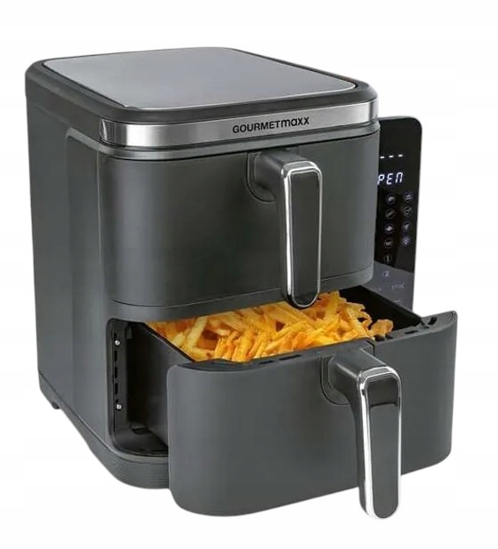 GOURMETmaxx Air Fryer Vertikální dvoukomorová fritéza 10 L 2800 W