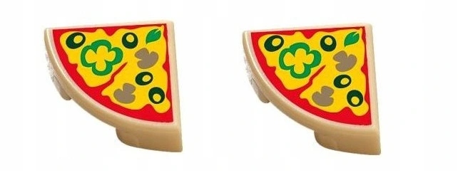 

Lego Pizza piaskowy Dekor 25269pb003 - 2 szt