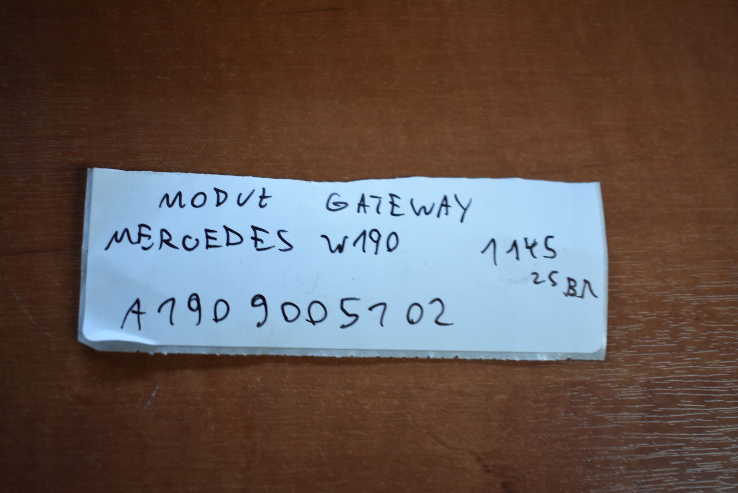 IDEALNY module GATEWAY MERCEDES W190 1