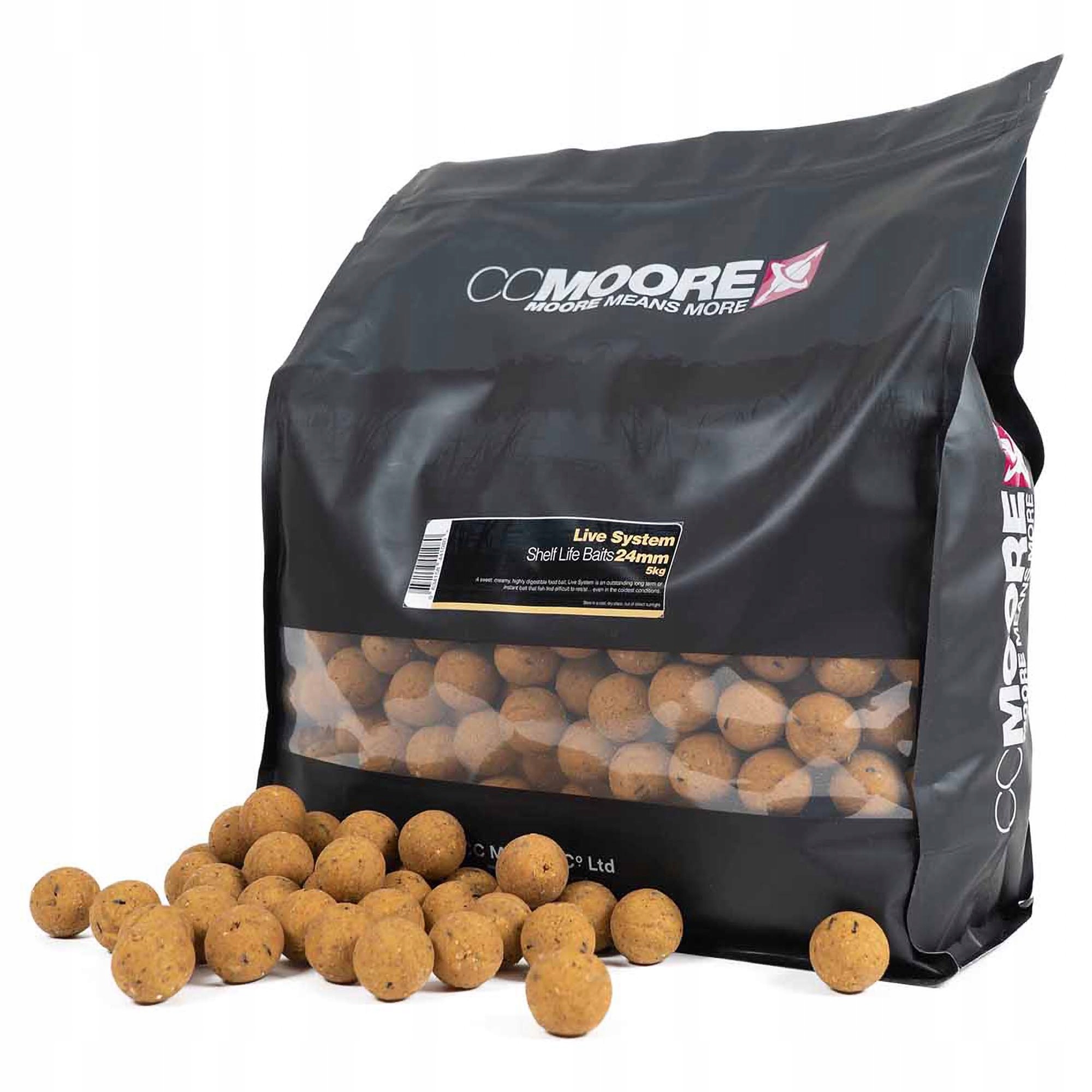 Kuličky CC Moore Shelf Life Baits Live System 24 mm 5 kg