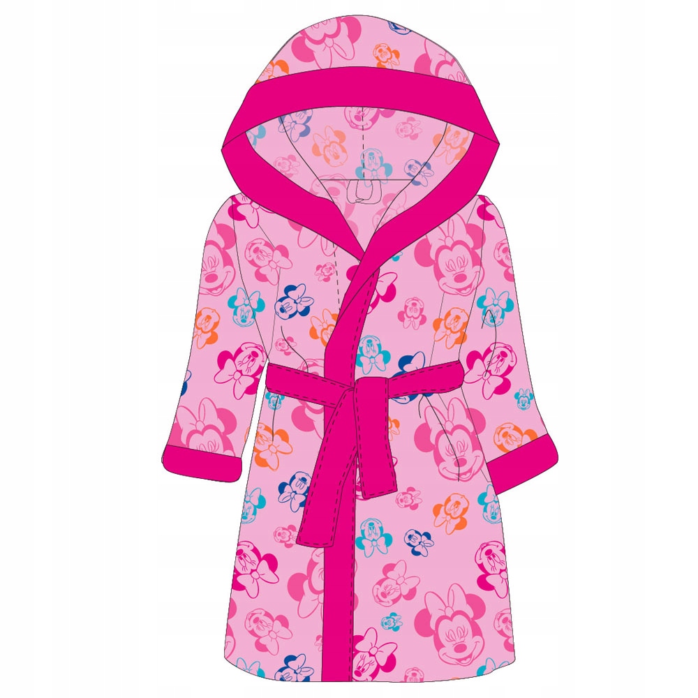 

R:110/116 Szlafrok Dziewczęcy Minnie Mouse Disney