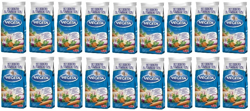 18x 180g Podravka Vegeta bez glutaminianu sodu