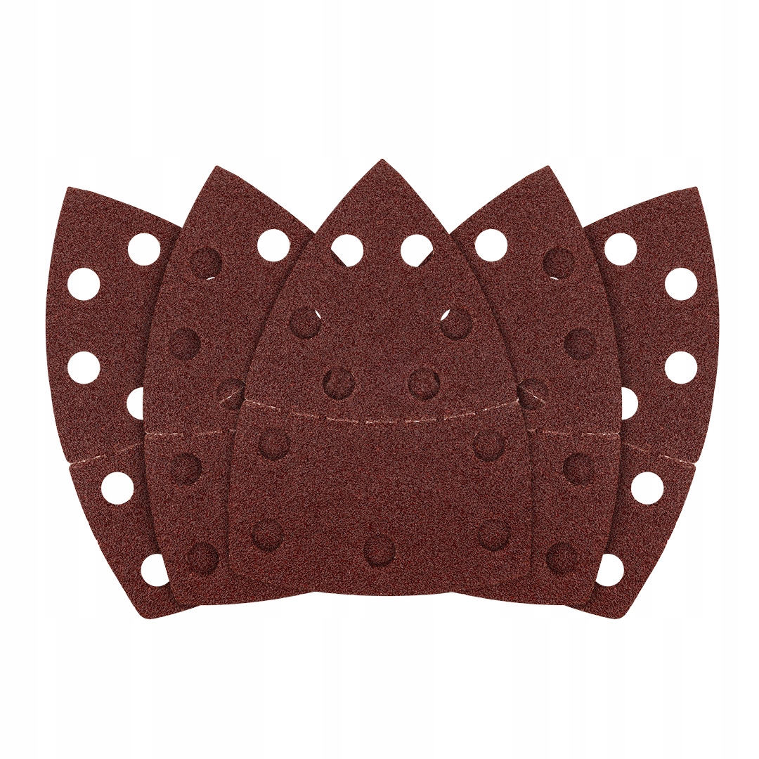 Papiery ścierne na rzep, żelazko 102 x 152 mm, P60, 5 szt., z 11 otworami