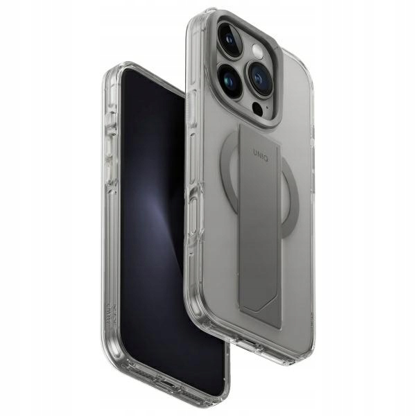 Uniq pouzdro Heldro Max pro iPhone 16 Pro Max 6.9" Magclick Charging průhledný