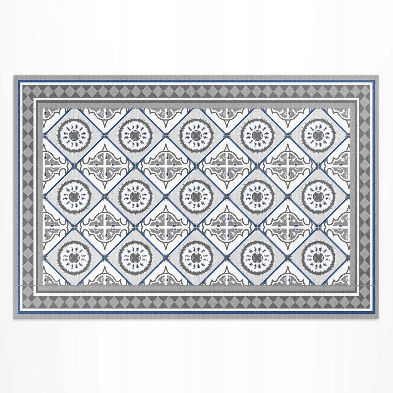Pvc koberec Patio Rozmer: 180 x 120 cm Geometrické ornamentálne kosoštvorcové dlaždice