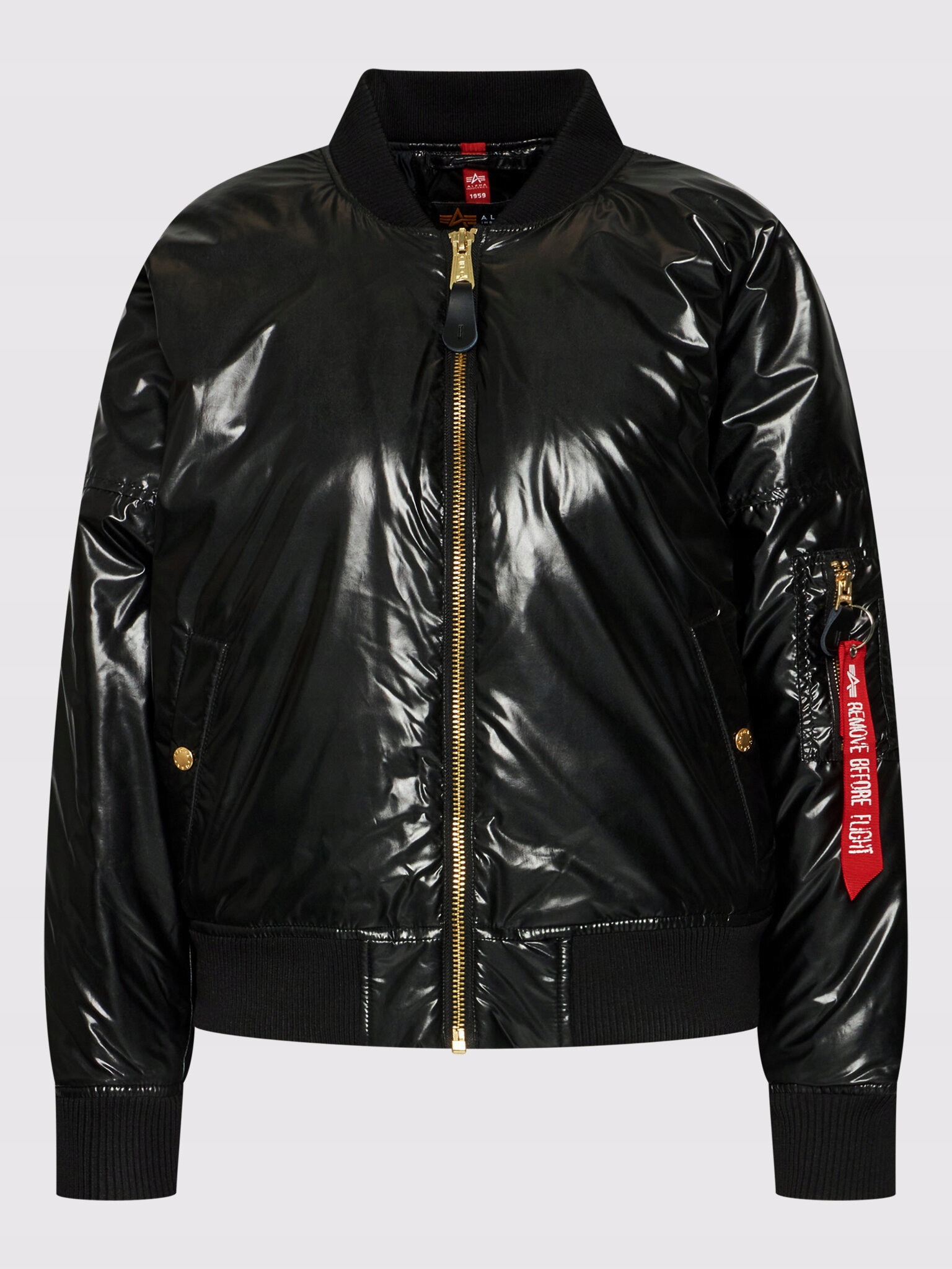 Alpha Industries Kurtka bomber Ma-1 128001MF Czarny Oversize