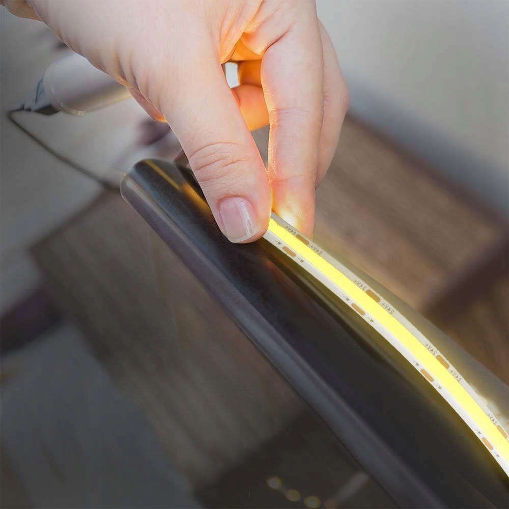 Taśma Led V-tac Bezpunktowa Cob Cct 3w1 560LED 24V 18W/m CRI90 Vt-cob 2700K