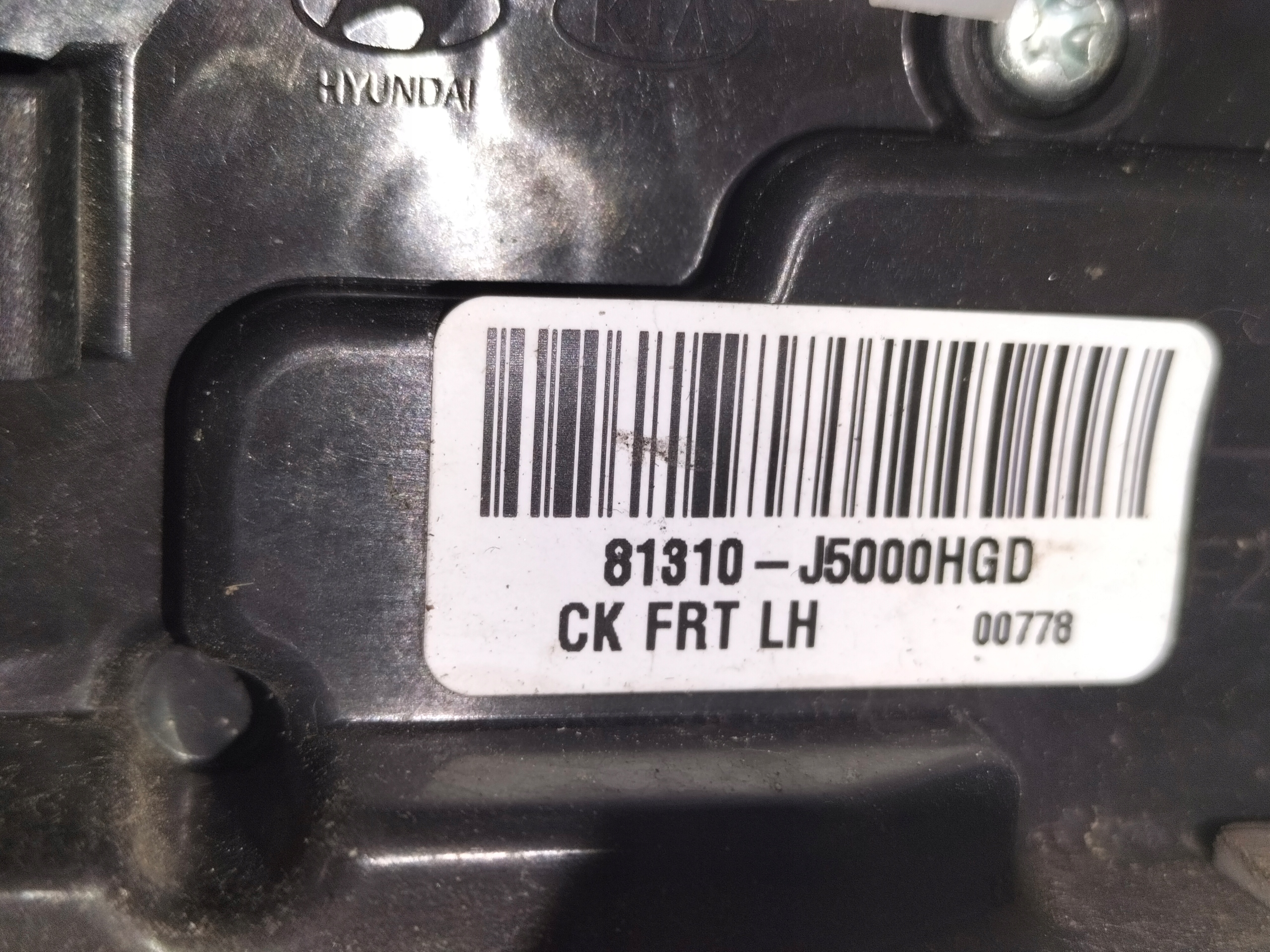 lock door przednich front left KIA STINGER 17