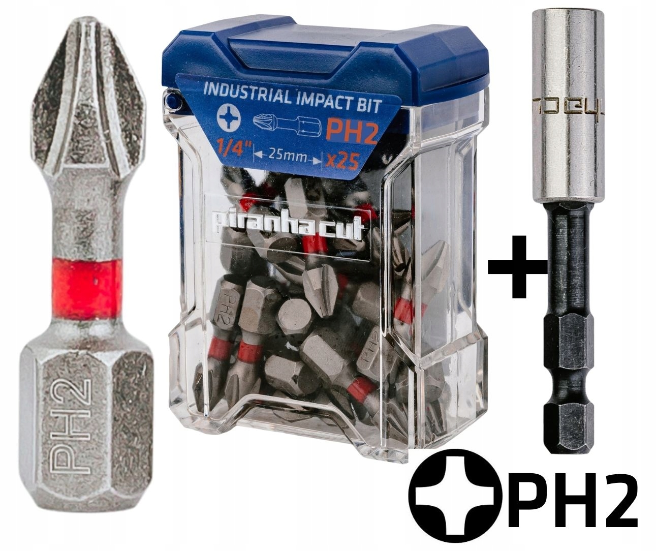 

Bit końcówka udarowa impact PH2 25mm 25sztuk