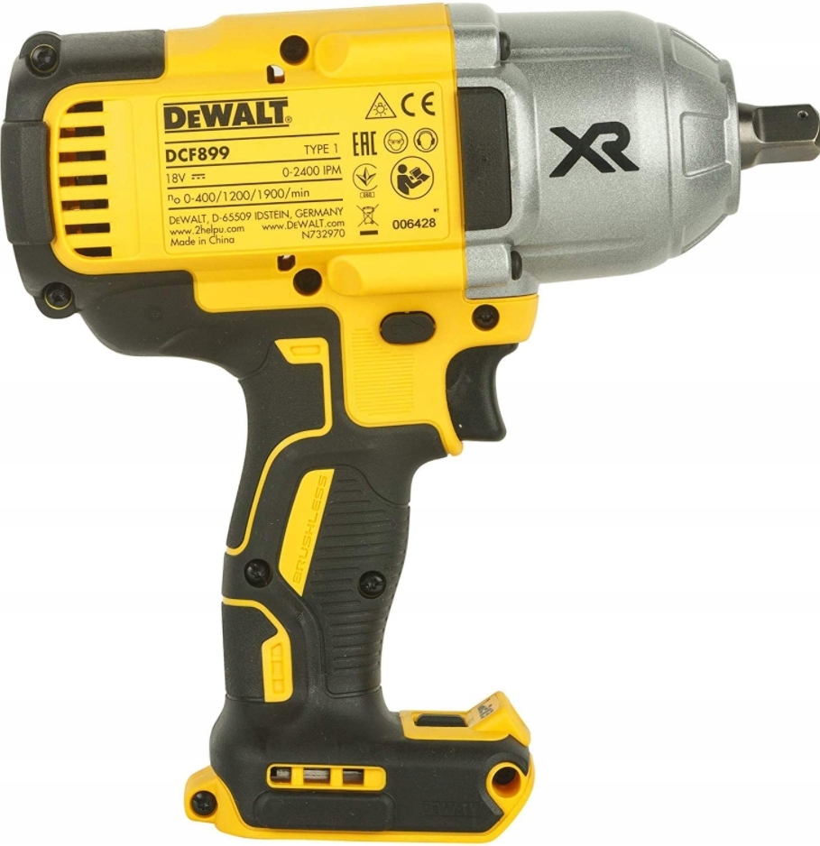 DeWalt DCF899N Klucz udarowy 18V 950Nm 1/2" Kod producenta DCF899N-XJ