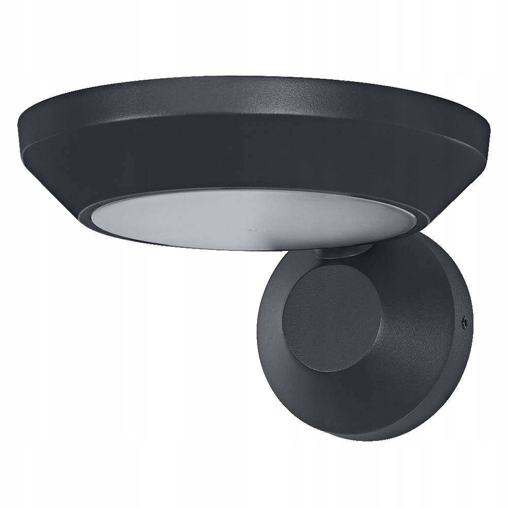 Zahradní nástěnné svítidlo Venkovní Led lampa 12W 930lm 3000K Šedá IP65 Endura