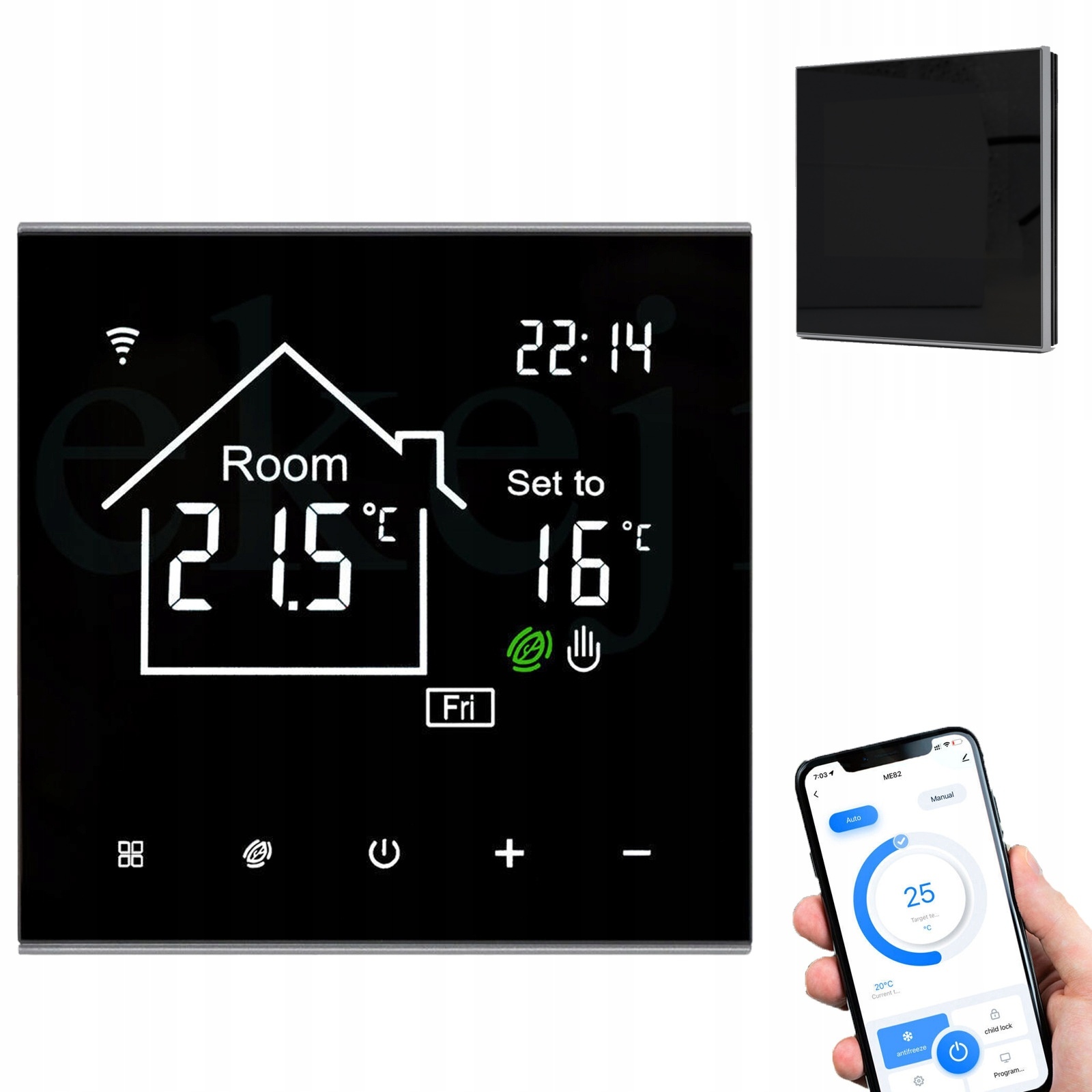 16A Inteligentní WiFi termostat Elektrický regulátor vytápění