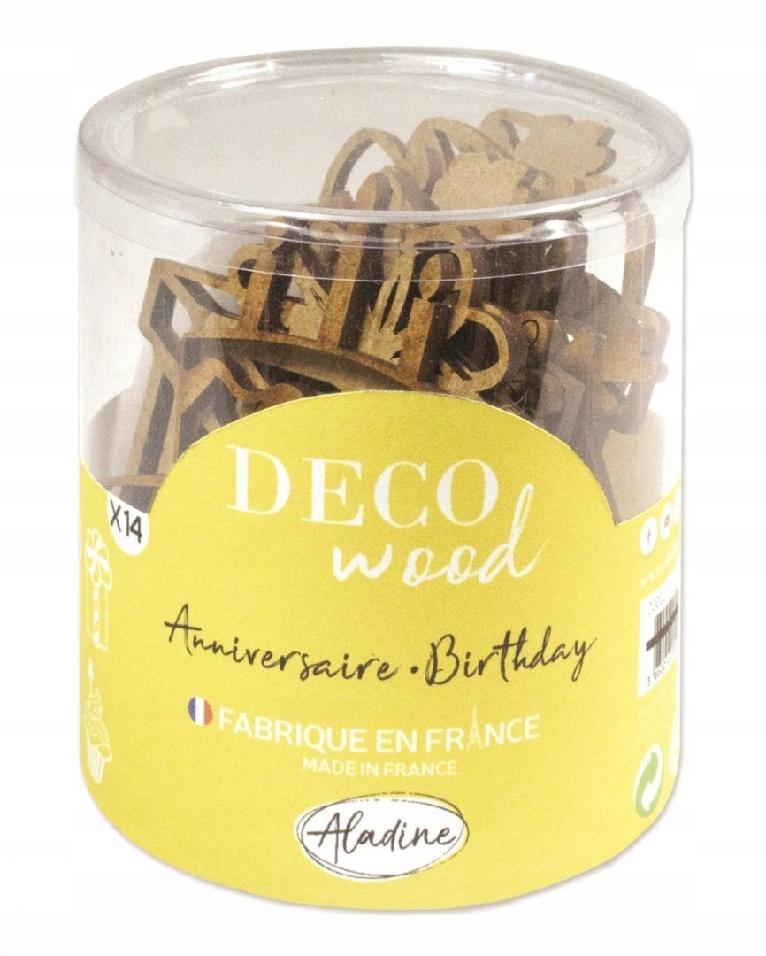 Dřevěné ozdoby Narozeniny