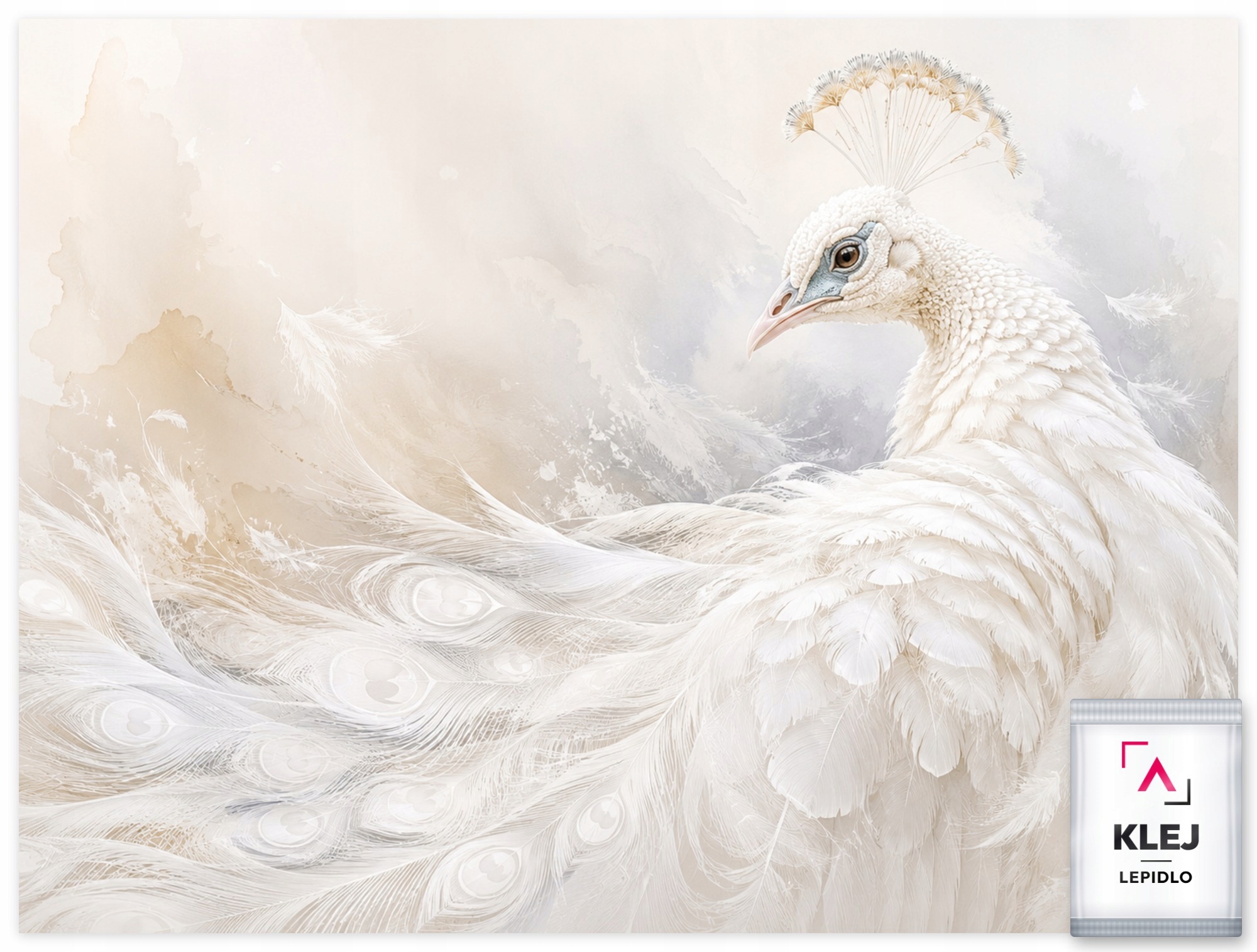 Fototapeta Flizelina Příroda Pták Paw Elegance Glamour Boho 416x254 130g
