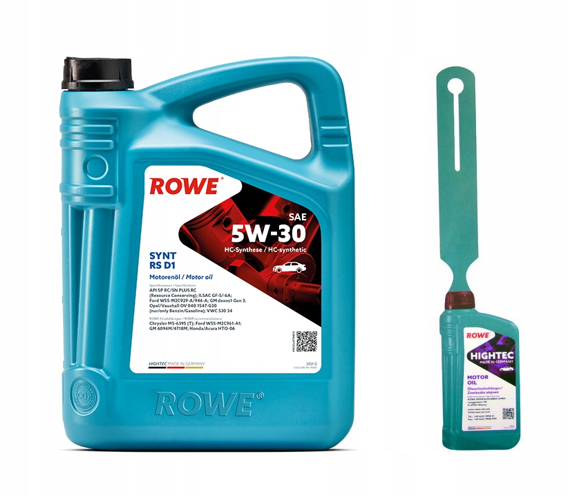 Api Sp Rc Olej Rowe Hightec Synt Rs D1 Sae 5W30 5 litrów Honda Ford Benzyn