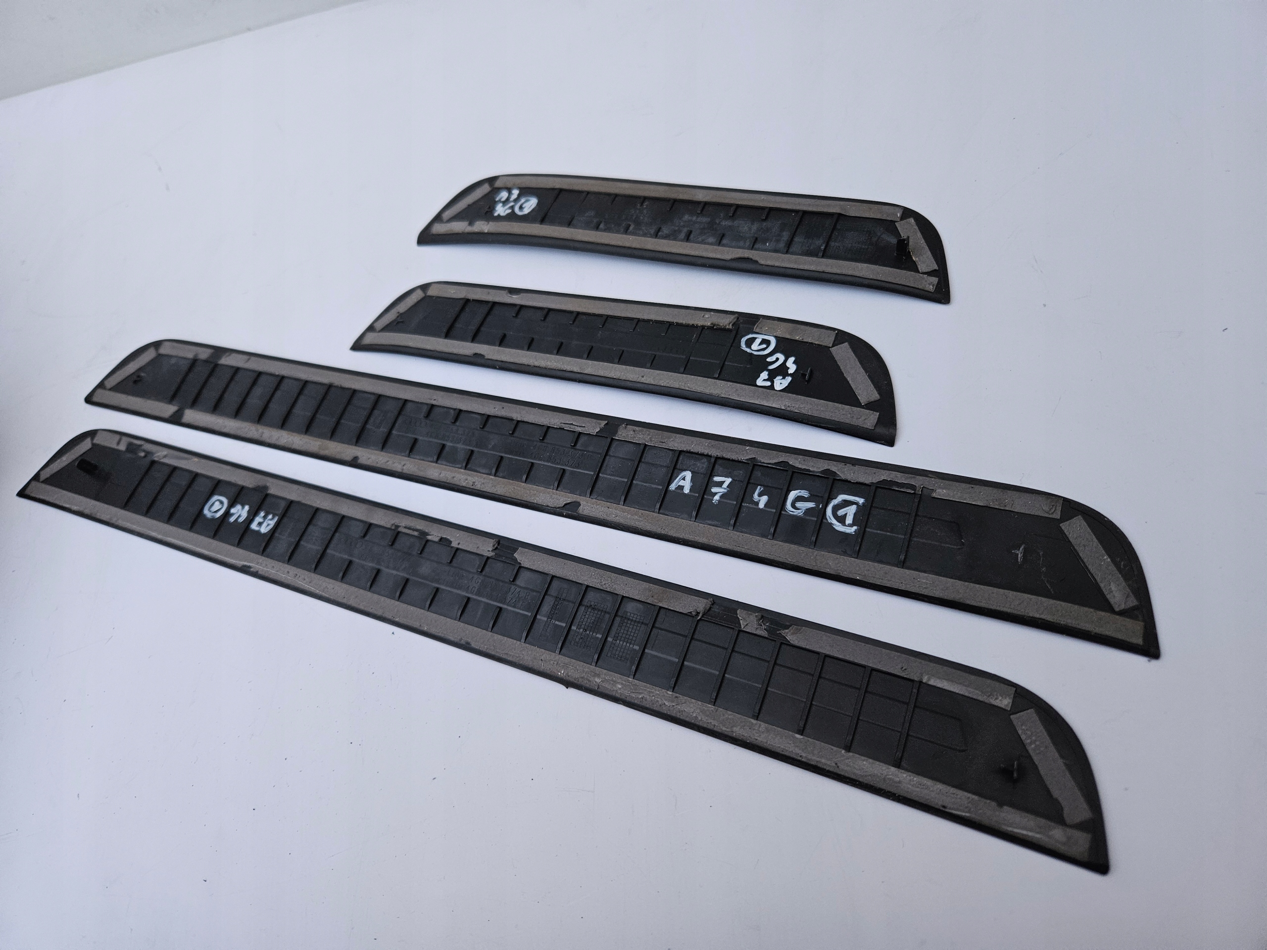 mouldings caps for thresholds threshold CHROM AUDI A7 C7 4G