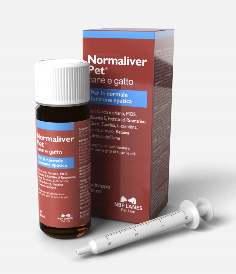 Normaliver Pet Cane E Gatto 50ml Nbf Lanes pies i kot