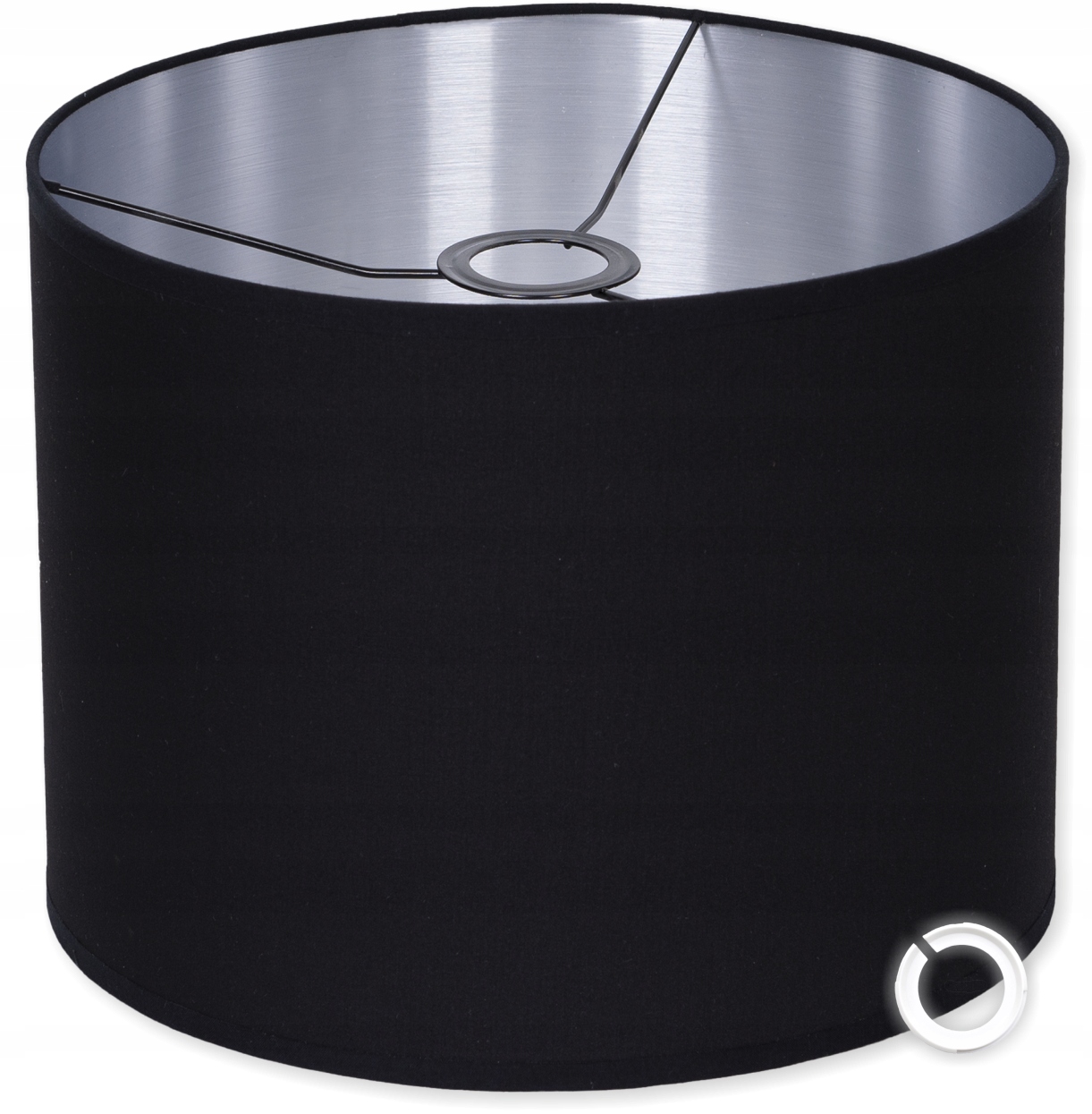 Stínidlo na lampu Černé Stříbrné 30