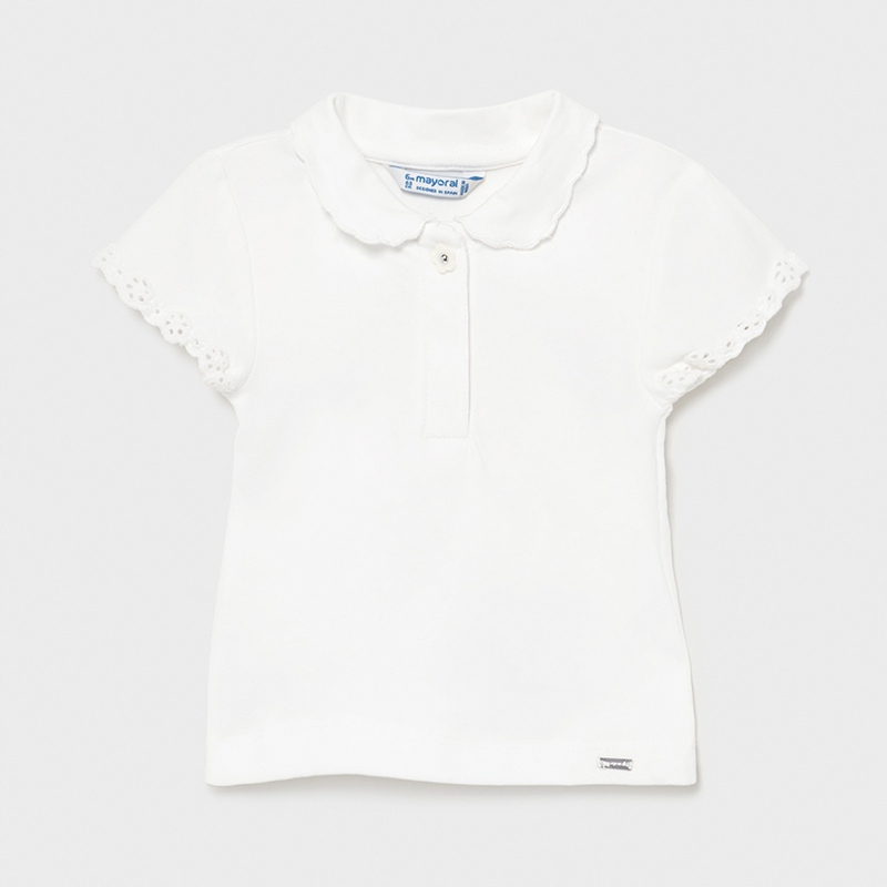 

Mayoral Koszulka Polo 1176 Biała - rozm 80
