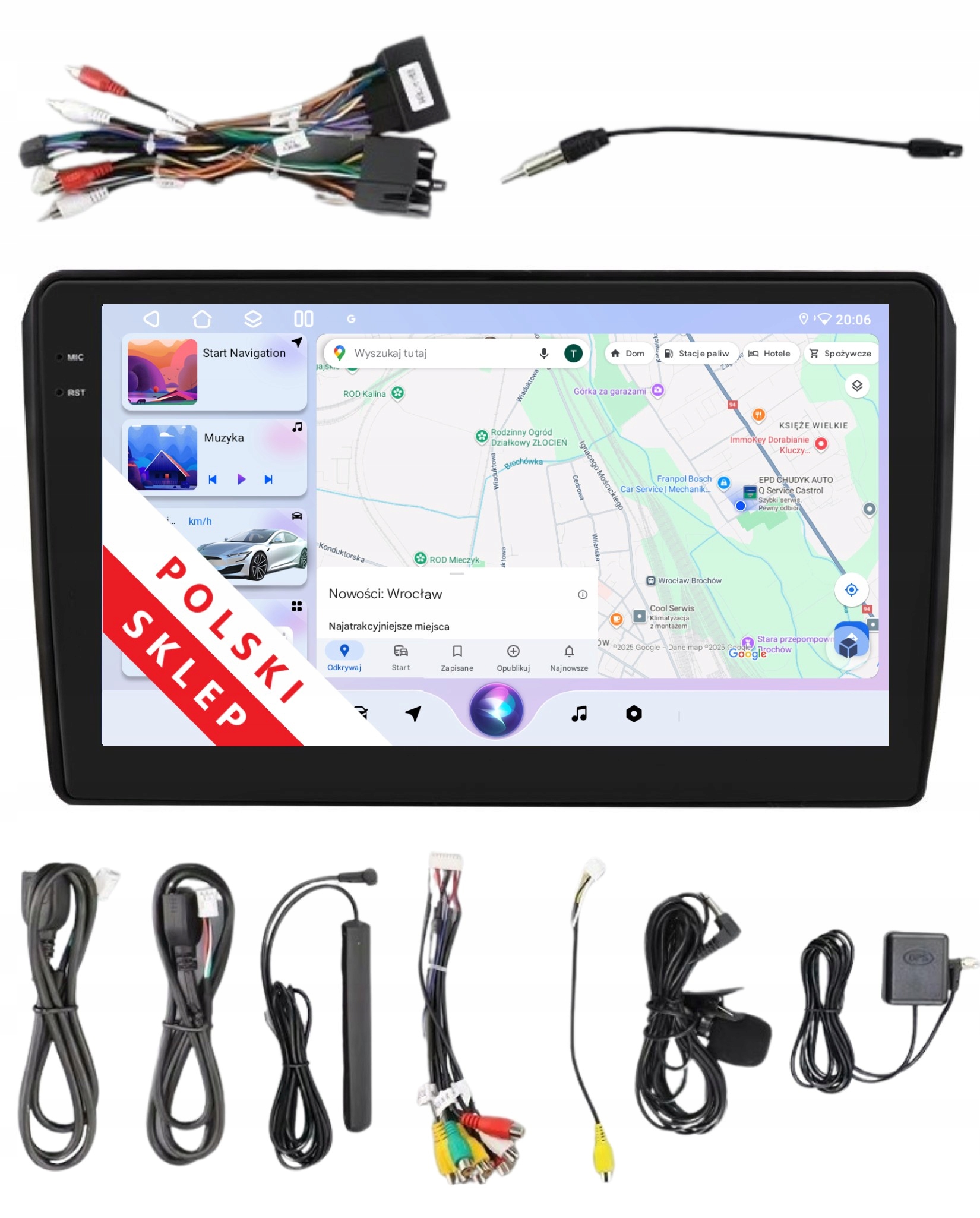 Navigácia Rádio 2DIN Android Audi A3 8P 6/128 Gb Carplay Lte Dsp