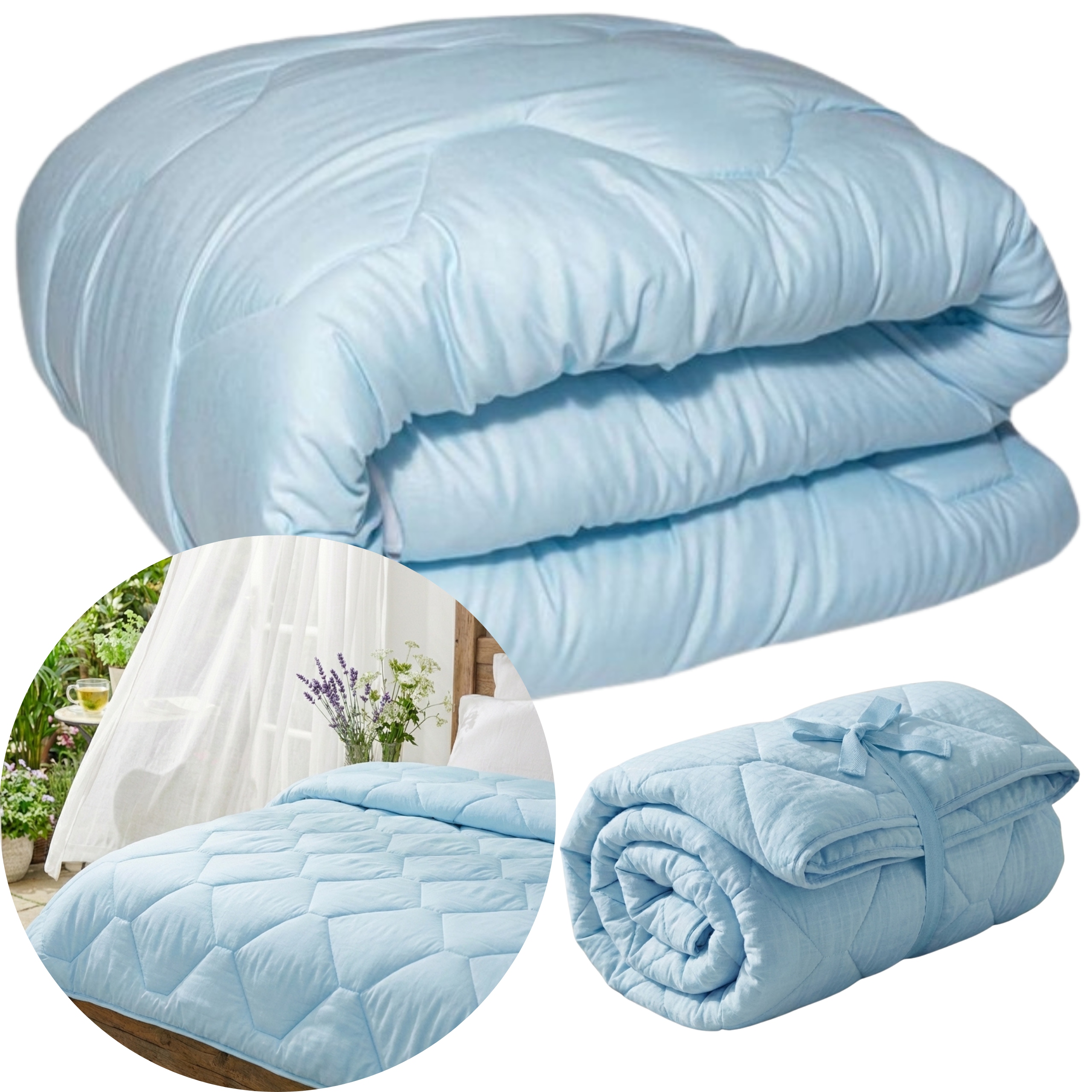 Celoroční Přikrývka 200X200 Cm/antialergická, Měkká, Nadýchaná – Polský Výrobek