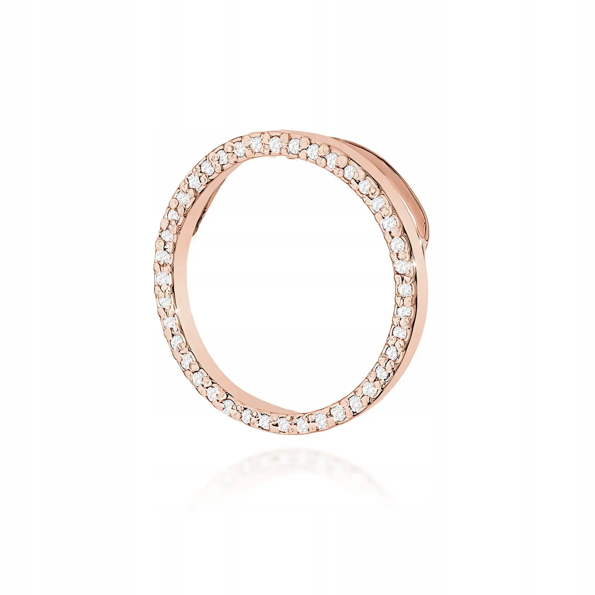 Přívěsek ze zlata 585 s diamanty růžové zlato je efektní jako dárek