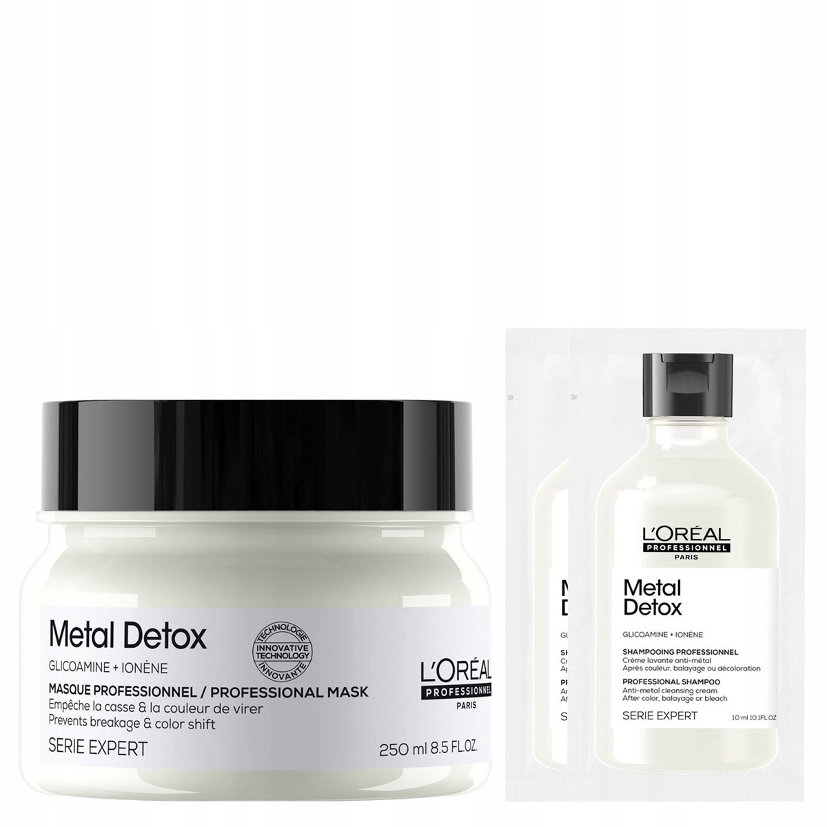 Loreal Metal Detox maska do włosów farbowanych 250 ml