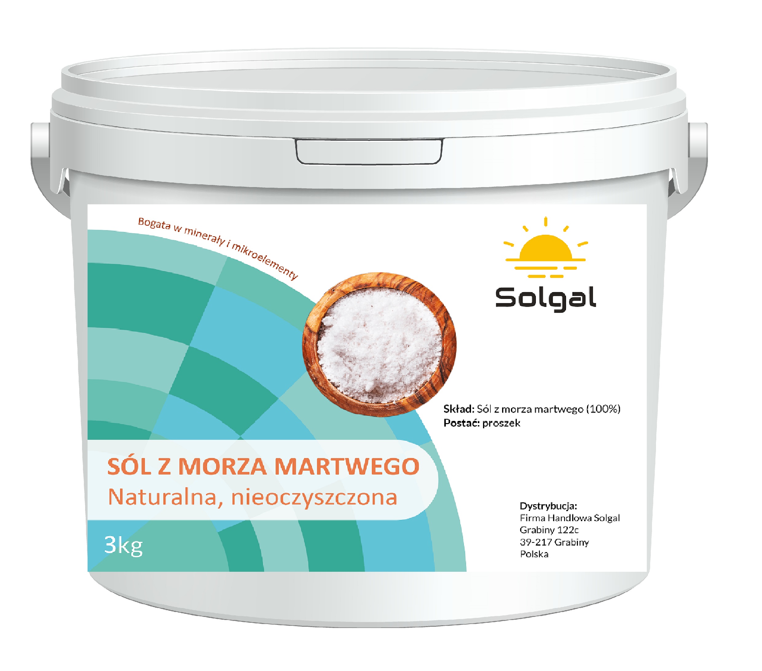 

Naturalna Sól z Morza Martwego Jordania Spa 3kg