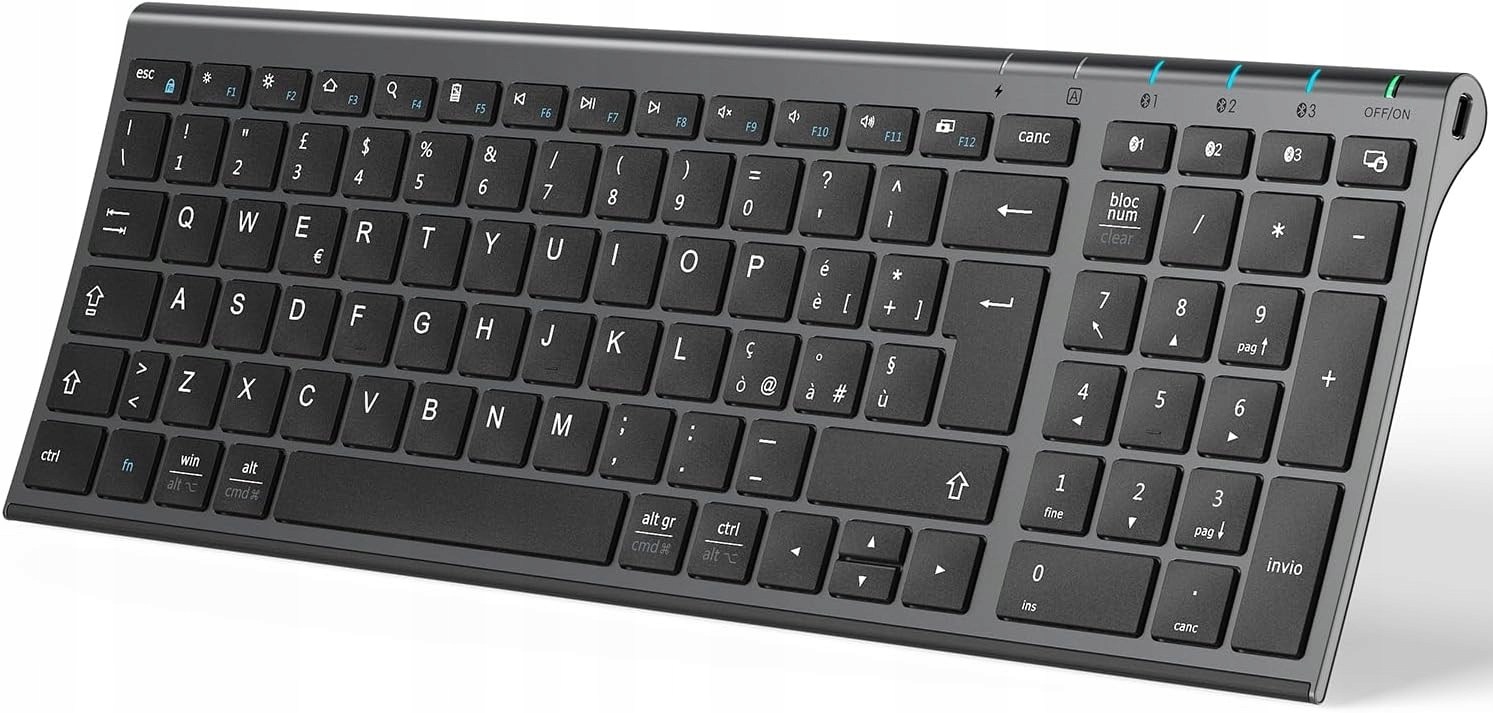 Klawiatura Bluetooth Numeryczna Ergonomiczna iClever