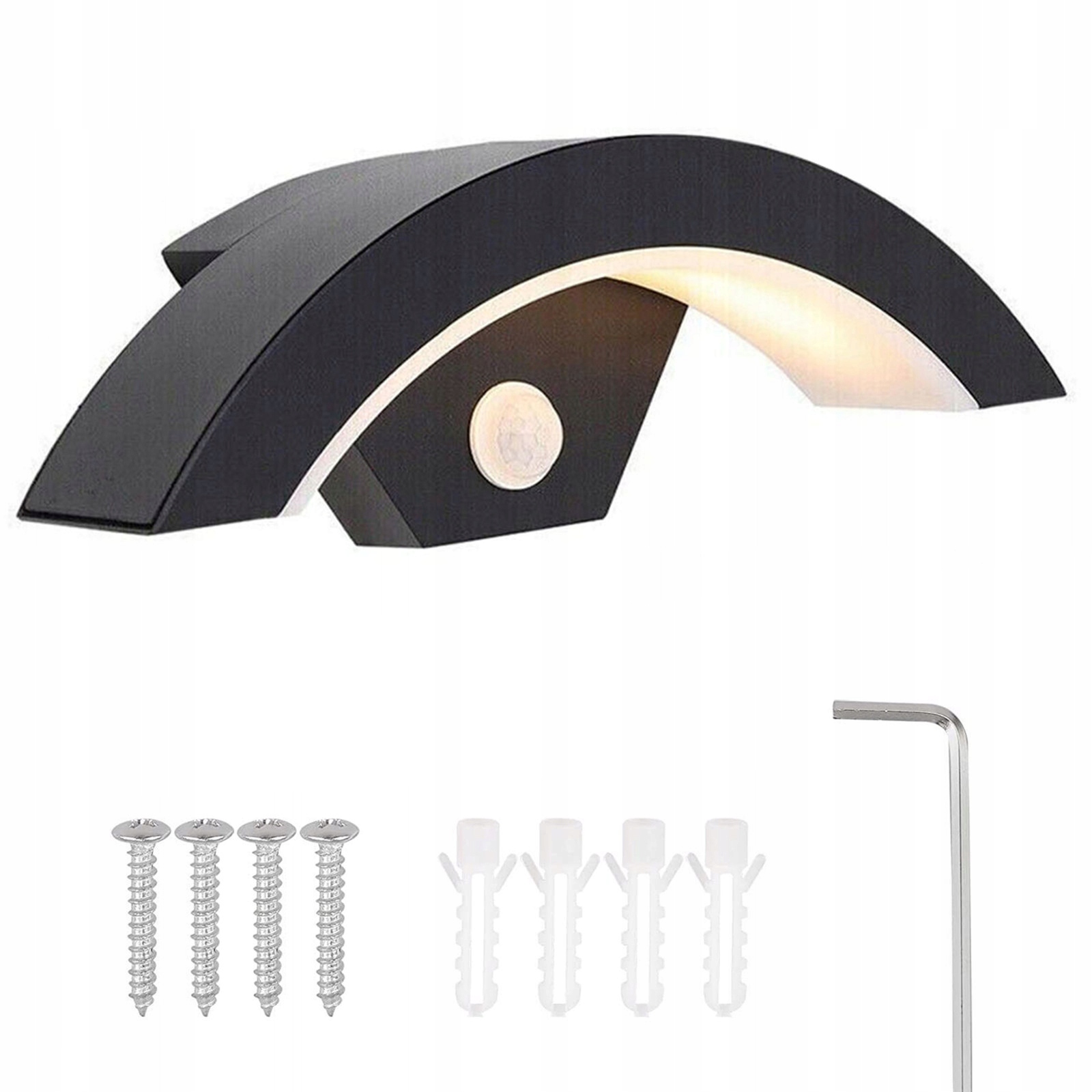 Led Venkovní Nástěnné Svítidlo Nad Vchodové Dveře s pohybovým senzorem 18W