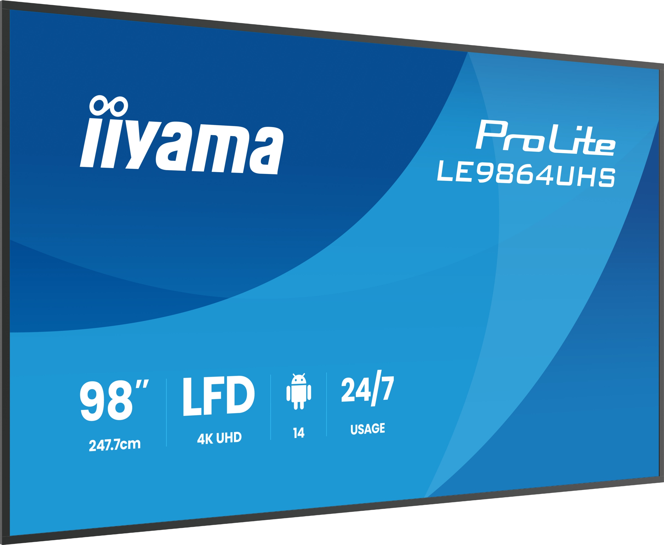 Monitor prezentacyjny 98 iiyama Ds LE9864UHS-B1AG, 4K Va Led, Usb-c,