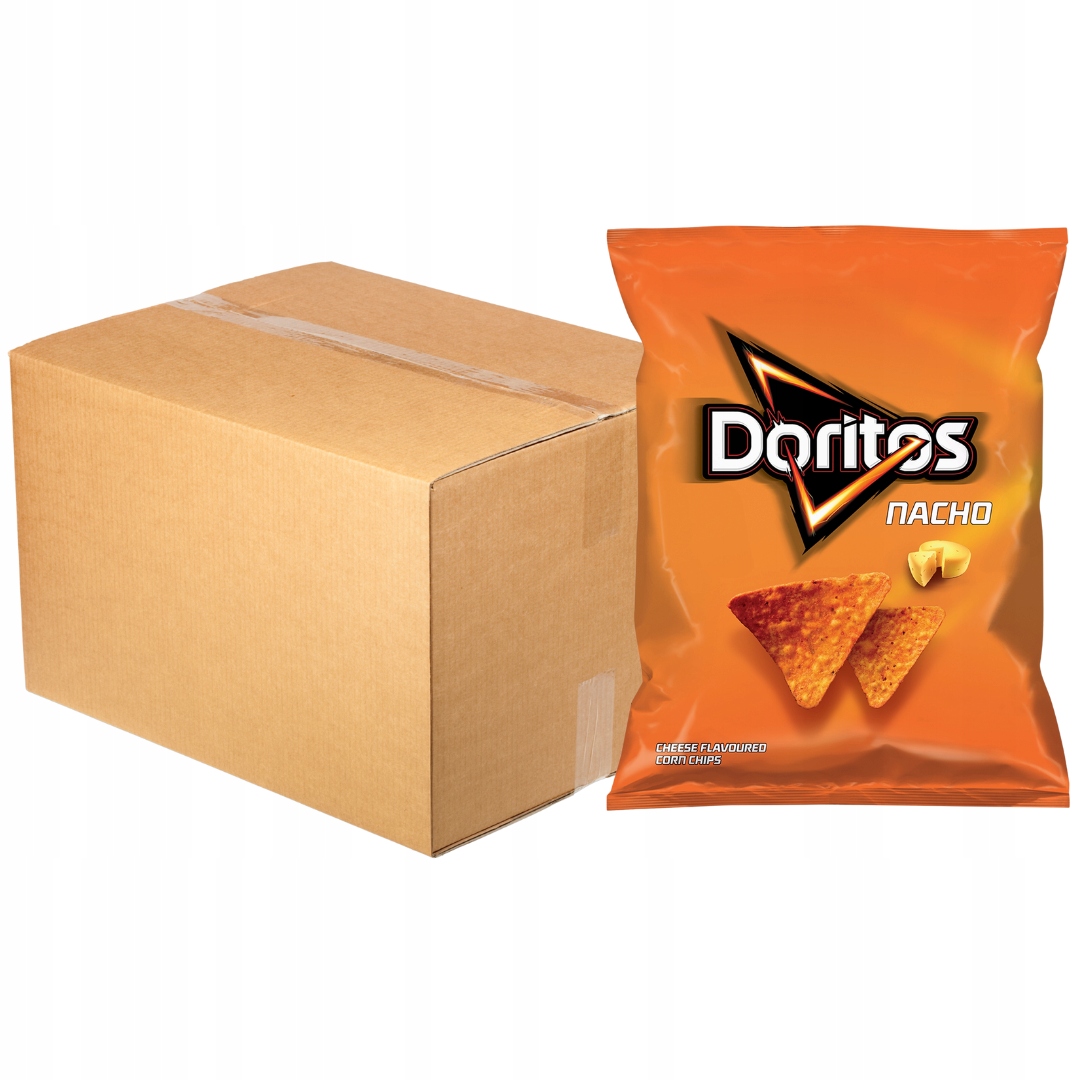 Levně Doritos Nacho Chipsy kukuřičné s sýrovou příchutí 44 g x 20 kusů