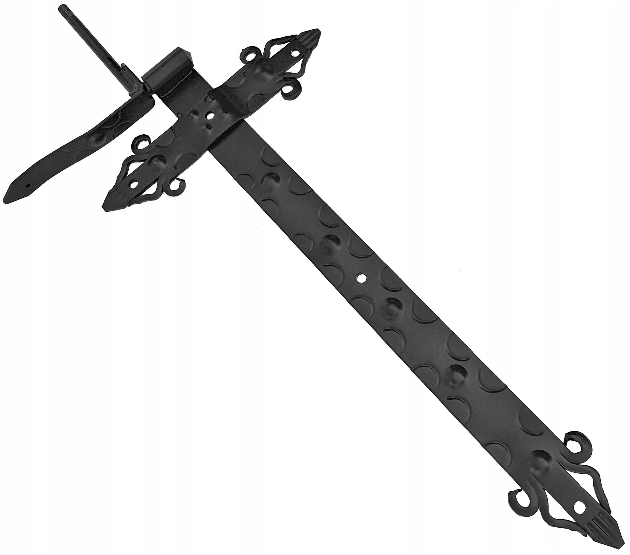 Středový Úhlový Závěs Vyztužený Kovaným Retro 600 MM