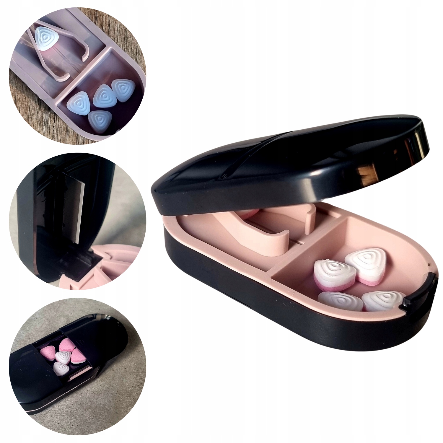 Gilotyna Kruszarka Przecinacz Przecinarka Do Tabletek Leków Pigułek