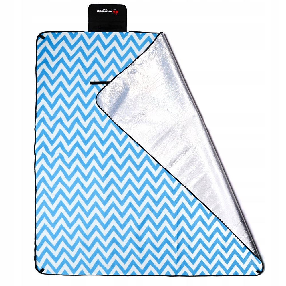 KOC PIKNIKOWY PLAŻOWY METEOR 180x200 ALU z kieszonką zapinany na rzep Kod producenta 77057