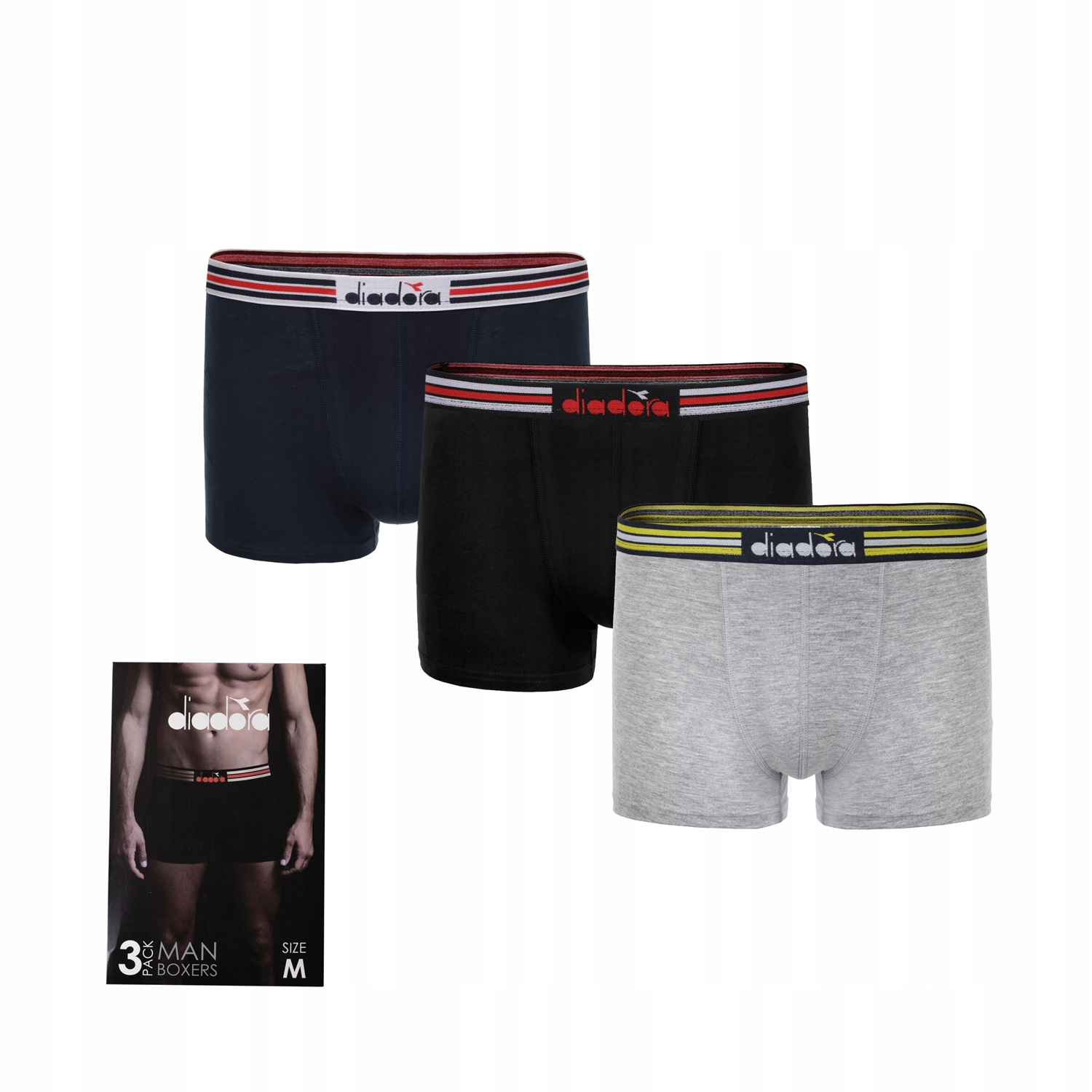 

Bokserki męskie Diadora Boxer 3PACK