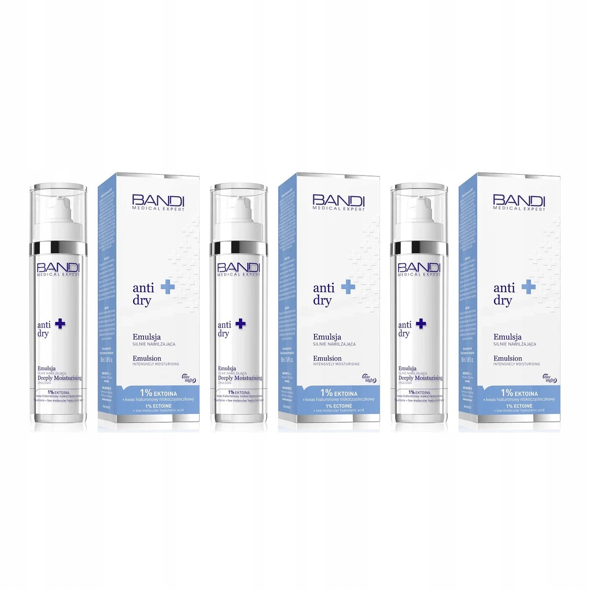 Zestaw: 3x Bandi Medical Expert Anti Dry emulsja silnie nawilżająca 50ml