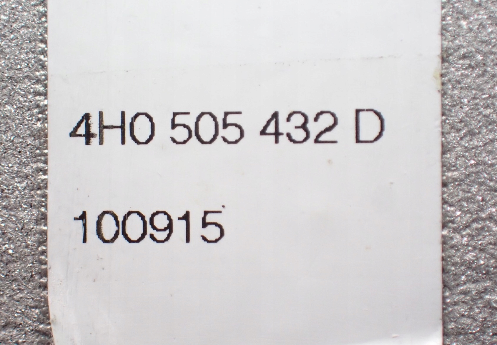 4H0505432D swing right rear part AUDI A8 S8 D4 4H