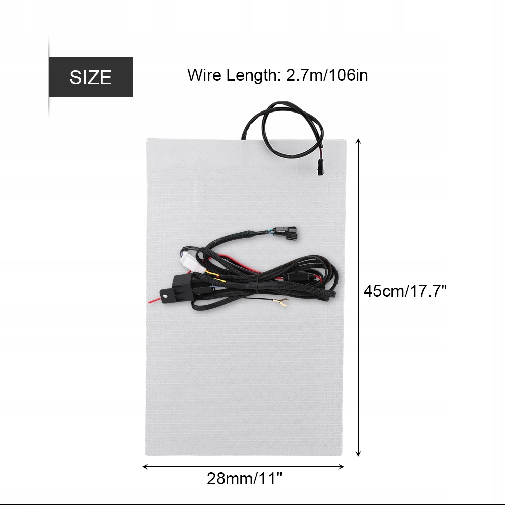 PODUSZKA PODGRZEWANY ZESTAW SIEDZEŃ 2SZT DC12V EAN (GTIN) 0772349548634