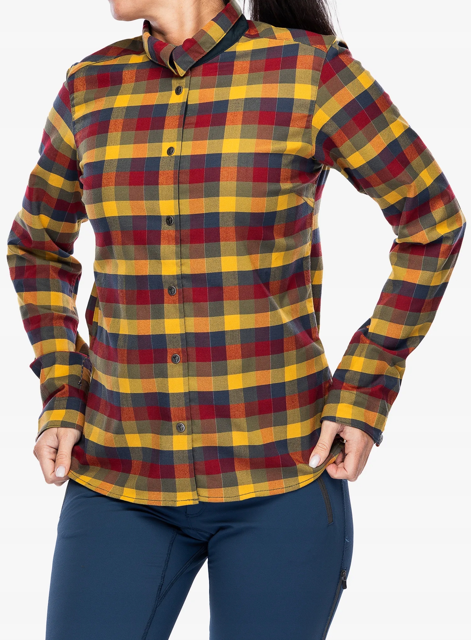 Koszula turystyczna damska Fjallraven/Specialized Riders Flannel Shirt Ls